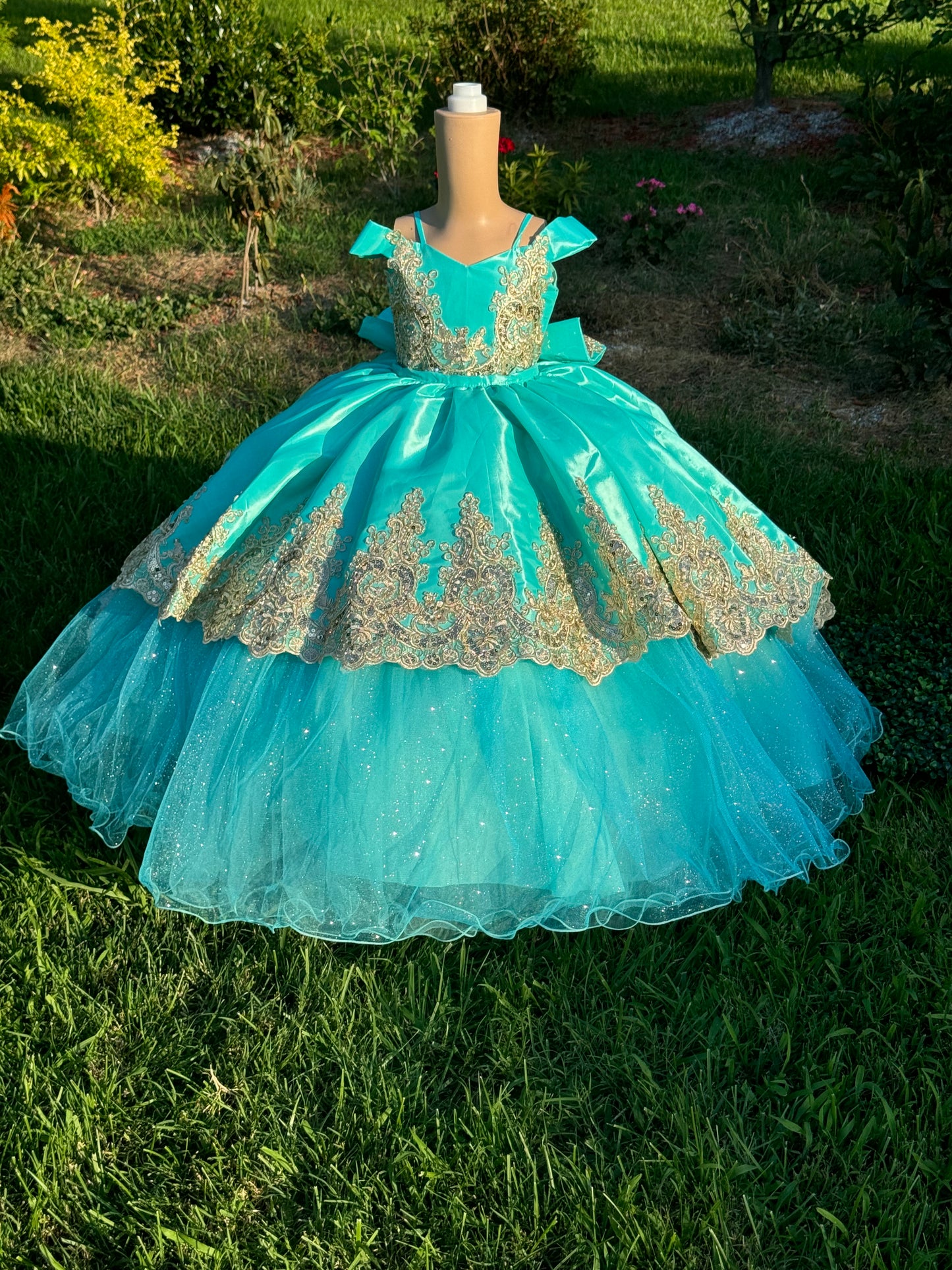 Maryfer Satin Aqua