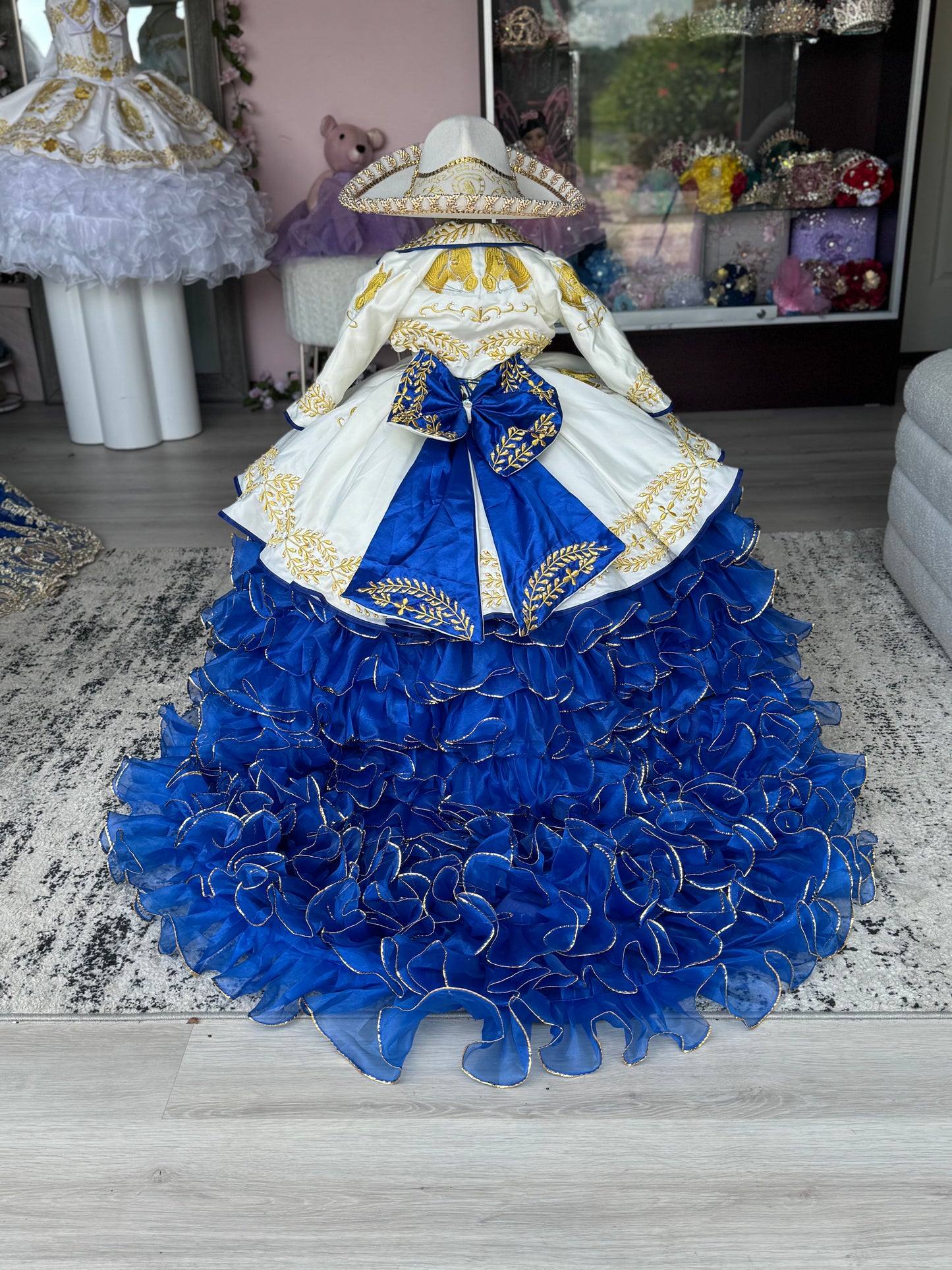 Maria Juana Royal Blue/Ivory