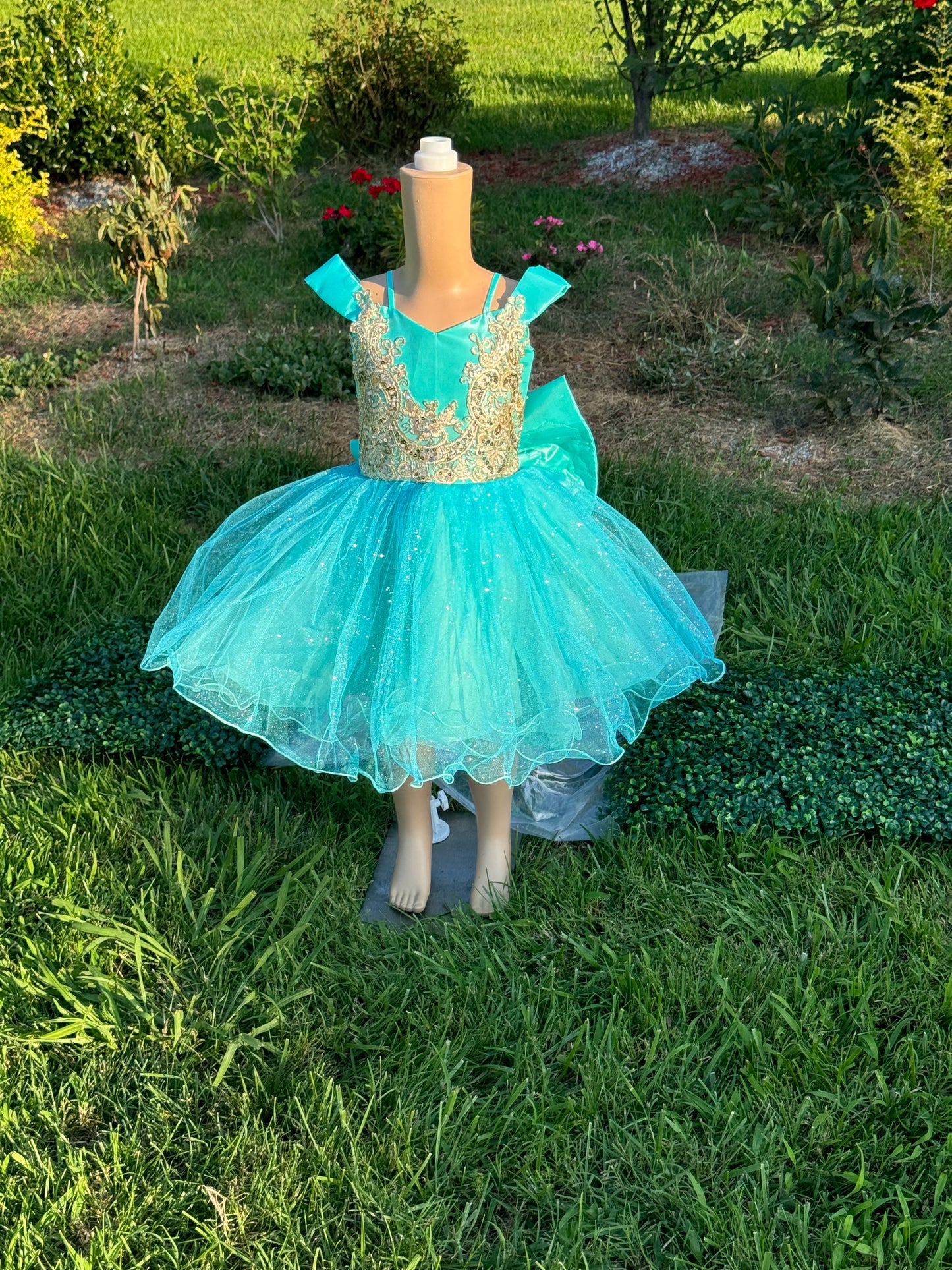 Maryfer Satin Aqua