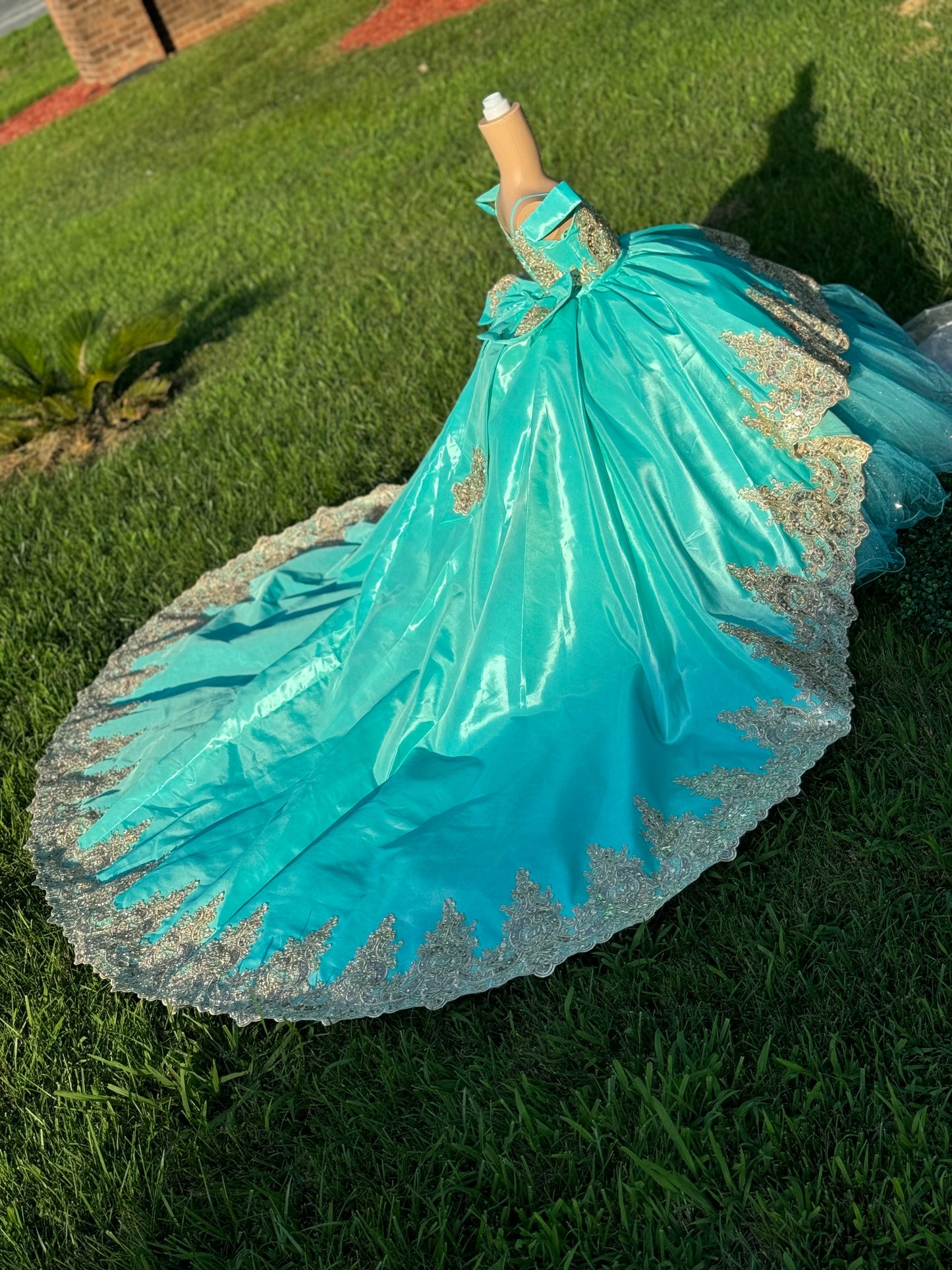 Maryfer Satin Aqua