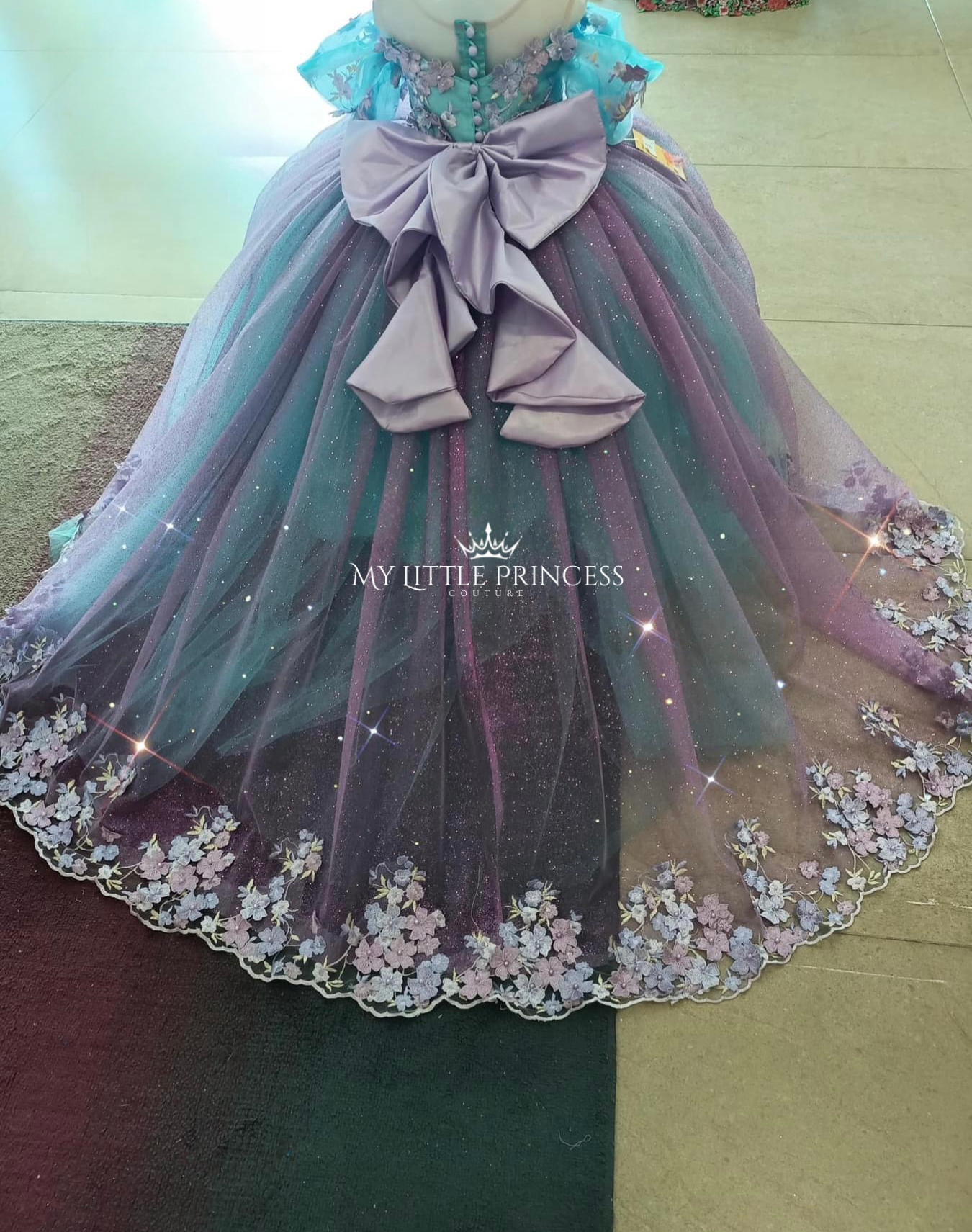 Krystal Aqua/Lilac