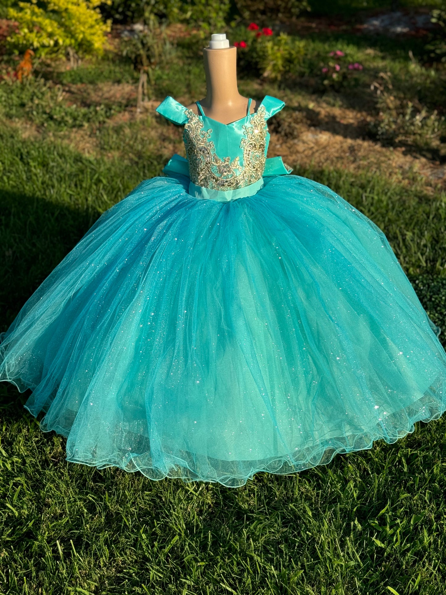 Maryfer Satin Aqua