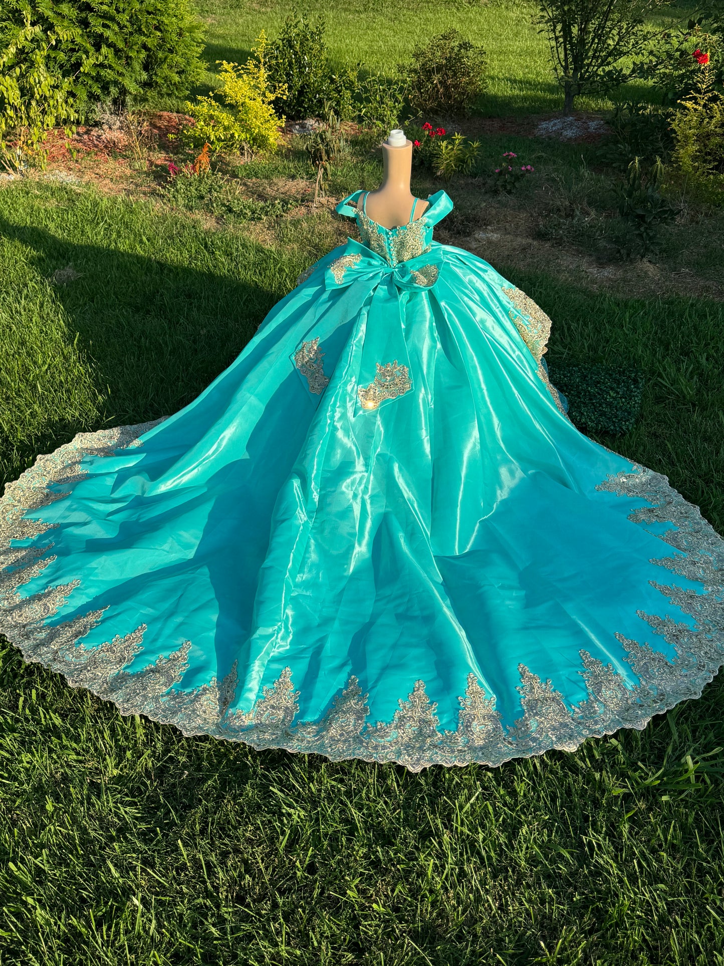 Maryfer Satin Aqua